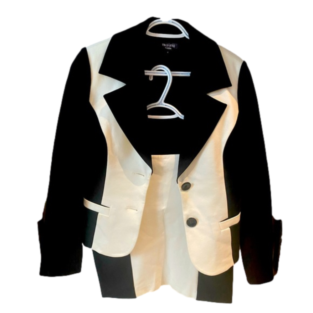 Colour Block 2 Piece Suit